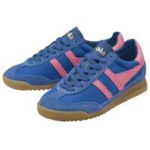 Gola Tornado Shoes Sneakers - Blue with Pink Stripes